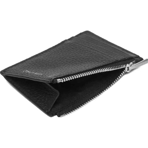 Product Calvin Klein Unisex Μικρή Θήκη Καρτών Foil Emboss N/S Zip Card Case Μαύρη base image