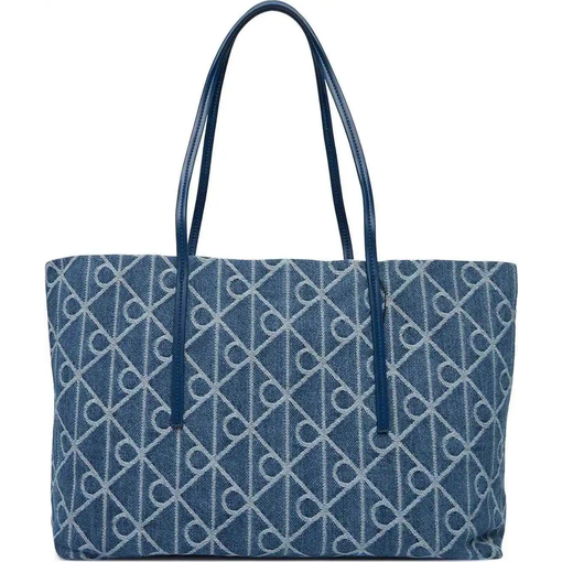 Product Calvin Klein Γυναικεία Μεγάλη Τσάντα Tote Emblem AOP Denim Tote Pouch Μπλε base image