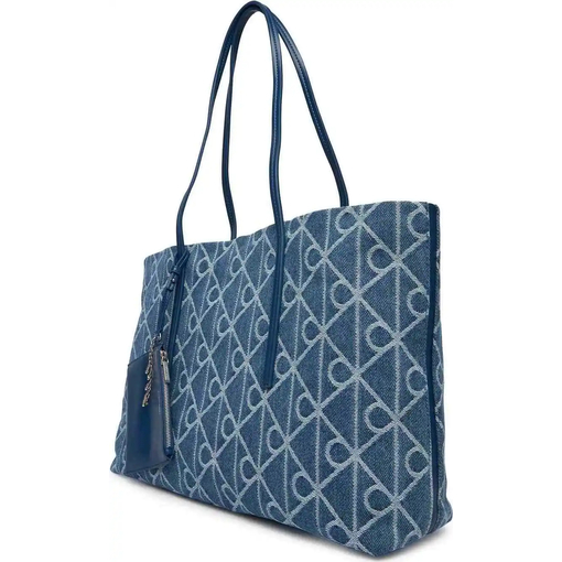Product Calvin Klein Γυναικεία Μεγάλη Τσάντα Tote Emblem AOP Denim Tote Pouch Μπλε base image