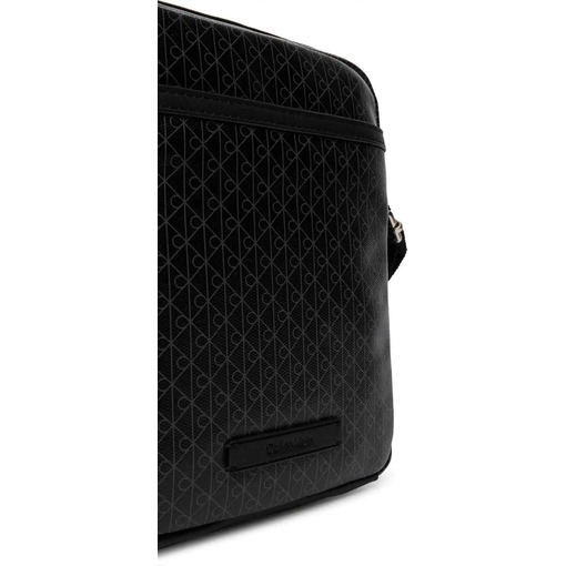Product Calvin Klein Ανδρική Μικρή Τσάντα Χιαστί Emblem Aop Coated Slim Reporter Μαύρο base image