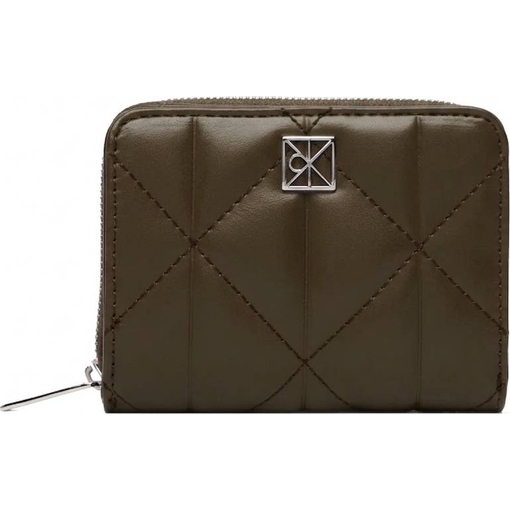 Product Calvin Klein Γυναικείο Μικρό Πορτοφόλι Quilted Flap Zip Around Πράσινο base image