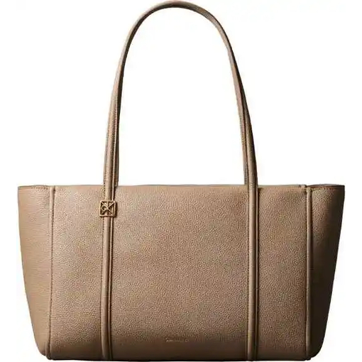 Product Calvin Klein Women's Large Tote Bag Pebble Grain Brown base image