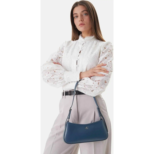 Product Calvin Klein Women's Small Ck Small Shoulder Bag Dark Blue base image