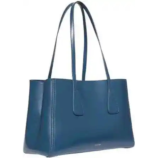 Product Calvin Klein Women's Medium Tote Bag Monogram Work Black/Antique Light Gold base image