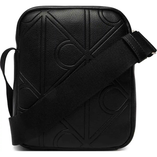 Product Calvin Klein Men's Small Emblem AOP Emboss Reporter Bag Black base image