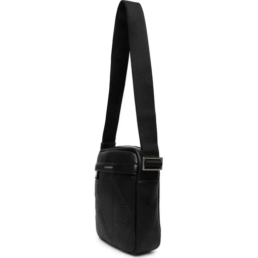 Product Calvin Klein Men's Small Emblem AOP Emboss Reporter Bag Black base image