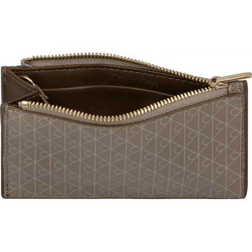Product Calvin Klein Γυναικεία Μικρή Θήκη Καρτών Emblem AOP Desert Taupe base image