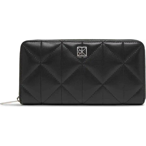 Product Calvin Klein Γυναικείο Μεγάλο Πορτοφόλι Quilted Long Zip Around Μαύρο base image