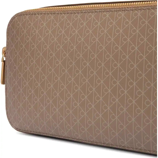 Product Calvin Klein Γυναικεία Μικρή Τσάντα Camera Bag Emblem Aop Elongated Camera Bag Μπεζ base image