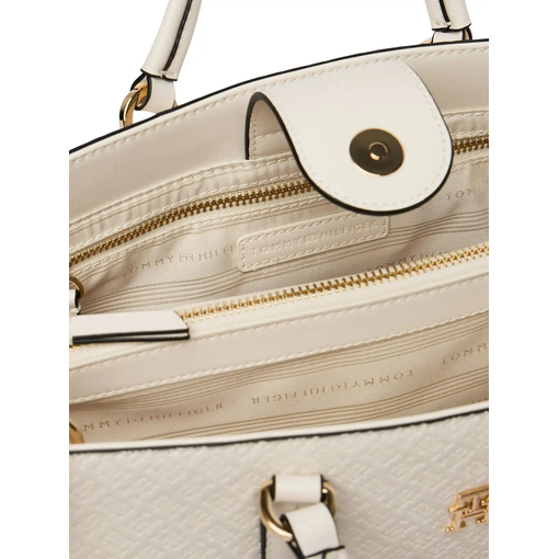 Product Tommy Hilfiger Γυναικεία Μεσαία Τσάντα Satchel Daily Mono Εκρού base image