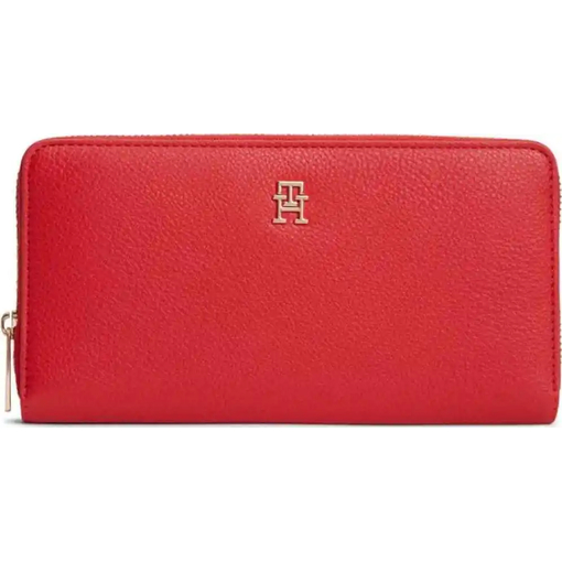 Product Tommy Hilfiger Women's Large Wallet TH Icon LRG ZA Red base image