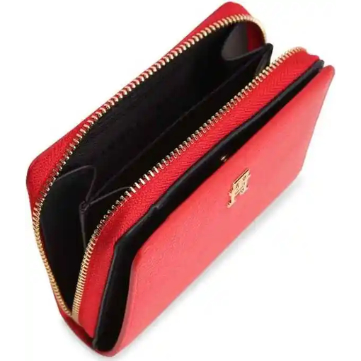 Product Tommy Hilfiger Women's Medium Wallet TH Icon Med ZA W/Flap Red base image