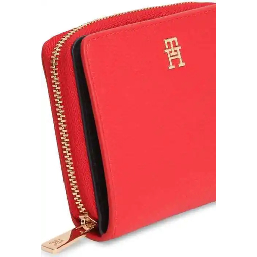 Product Tommy Hilfiger Women's Medium Wallet TH Icon Med ZA W/Flap Red base image