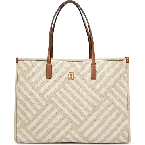 Product Tommy Hilfiger Γυναικεία Μεγάλη Τσάντα Tote ΤΗ City Μπεζ base image