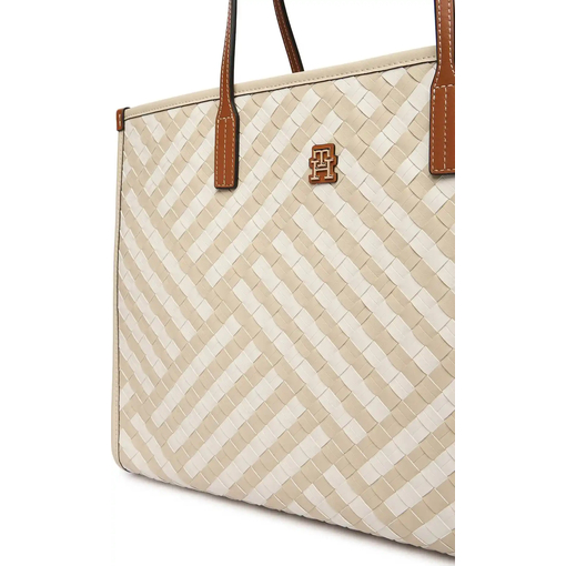 Product Tommy Hilfiger Γυναικεία Μεγάλη Τσάντα Tote ΤΗ City Μπεζ base image