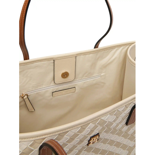 Product Tommy Hilfiger Γυναικεία Μεγάλη Τσάντα Tote ΤΗ City Μπεζ base image