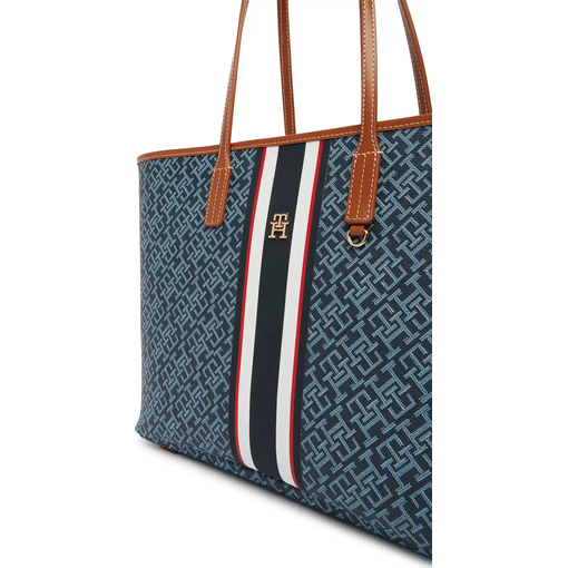 Product Tommy Hilfiger Γυναικεία Μεγάλη Τσάντα Tote ΤΗ Monoplay Stripe Le Μπλε base image