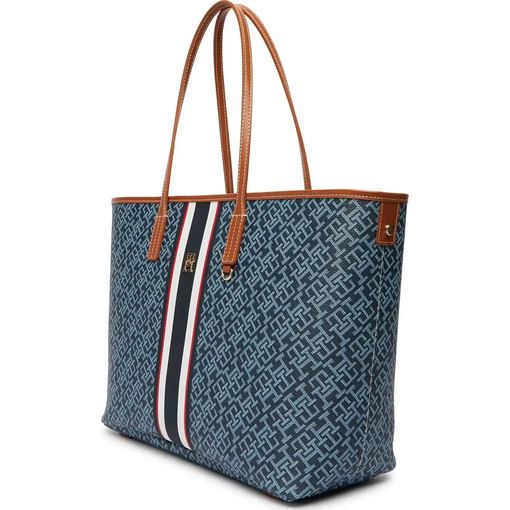 Product Tommy Hilfiger Γυναικεία Μεγάλη Τσάντα Tote ΤΗ Monoplay Stripe Le Μπλε base image