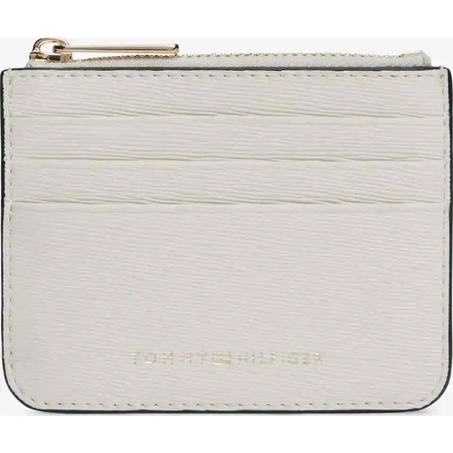 Product Tommy Hilfiger Women's Small TH Icon Card Holder Light Beige base image