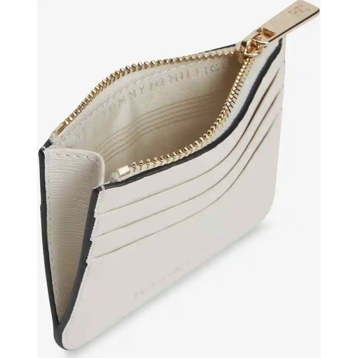 Product Tommy Hilfiger Women's Small TH Icon Card Holder Light Beige base image