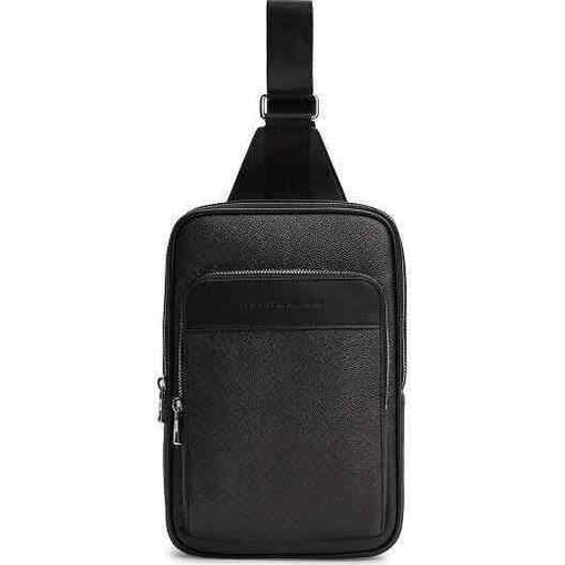 Product Tommy Hilfiger Ανδρική Μικρή Τσάντα Χιαστί Logo Print Μαύρη base image