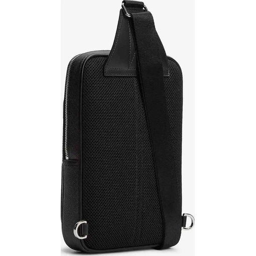 Product Tommy Hilfiger Ανδρική Μικρή Τσάντα Χιαστί Logo Print Μαύρη base image