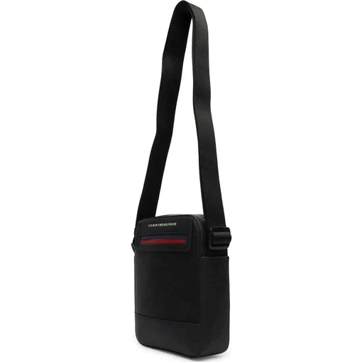 Product Tommy Hilfiger Ανδρική Μικρή Τσάντα Χιαστί Th Foundation Mini Reporter Μαύρη base image