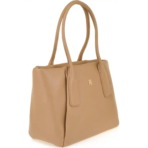 Product Tommy Hilfiger Γυναικεία Μεγάλη Τσάντα Ώμου Essential Tote Μπεζ base image