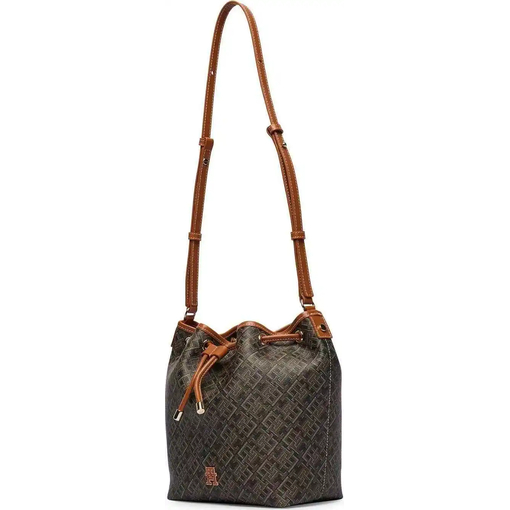 Product Tommy Hilfiger Γυναικεία Μεσαία Τσάντα Bucket TH Monoplay Bucket Le Μαύρο base image