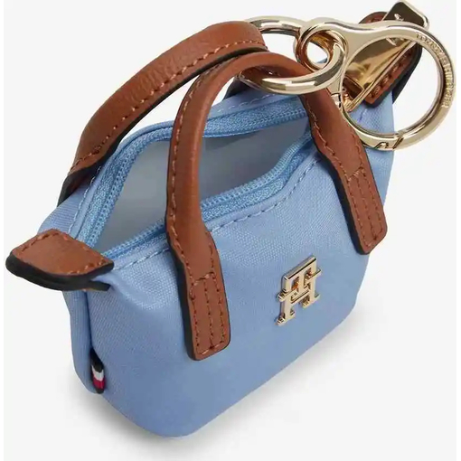 Product Tommy Hilfiger Γυναικεία Μικρή Τσάντα Χιαστί TH Charms Popette Nano Γαλάζια base image