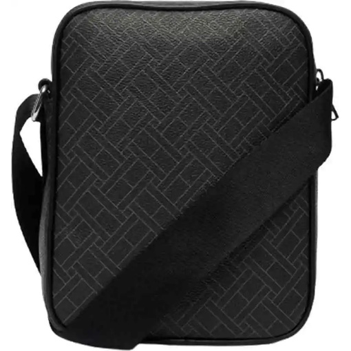 Product Tommy Hilfiger Ανδρική Μικρή Τσάντα Χιαστί TH Flag Monogram Mini Reporter Μαύρη base image