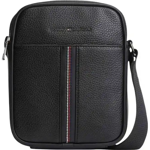 Product Tommy Hilfiger Ανδρικό Μικρό Τσαντάκι Mini Reporter Central Black Μαύρο base image
