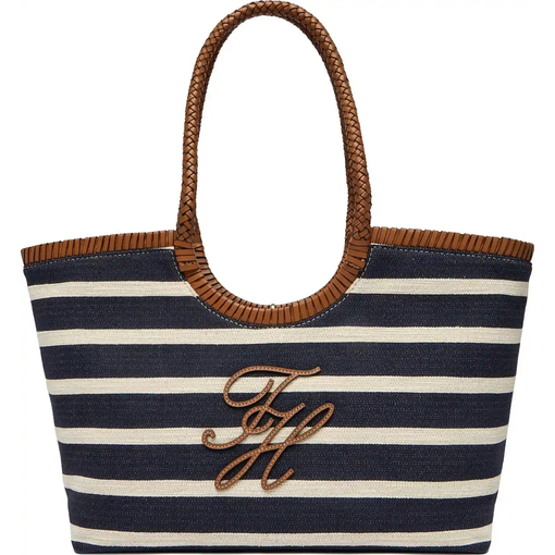 Product Tommy Hilfiger Γυναικεία Μεσαία Τσάντα Elevated Summer Tote Stripe Σκούρο Μπλε base image
