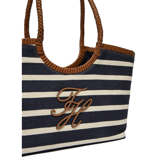 Product Tommy Hilfiger Γυναικεία Μεσαία Τσάντα Elevated Summer Tote Stripe Σκούρο Μπλε base image