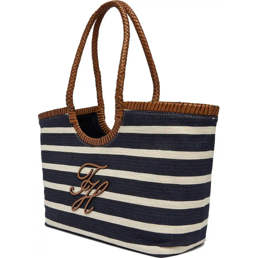 Product Tommy Hilfiger Γυναικεία Μεσαία Τσάντα Elevated Summer Tote Stripe Σκούρο Μπλε base image