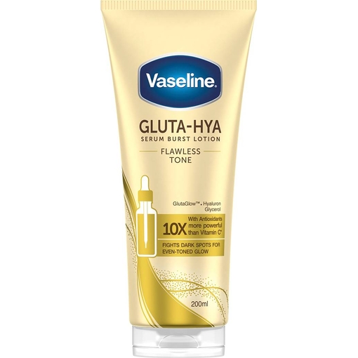 Product Vaseline Gluta-Hya Flawless Tone Burst Lotion Serum 200ml base image