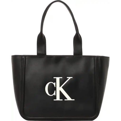 Product Calvin Klein Women's Medium Tote Bag Bold CK Medium Tote Black base image