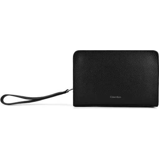 Product Calvin Klein Ανδρική Μικρή Τσάντα Χειρός Raised CK Long Zip Around Μαύρη base image