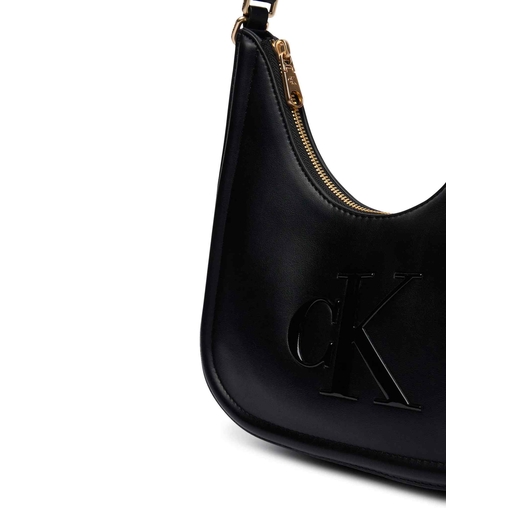 Product Calvin Klein Γυναικείο Μικρό Τσάντα Bold Ck Small Crescent Μαύρο base image