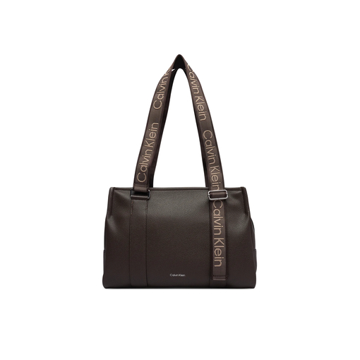 Product Calvin Klein Γυναικεία Μεγάλη Τσάντα Tote Webbing Adj Strap Καφέ base image