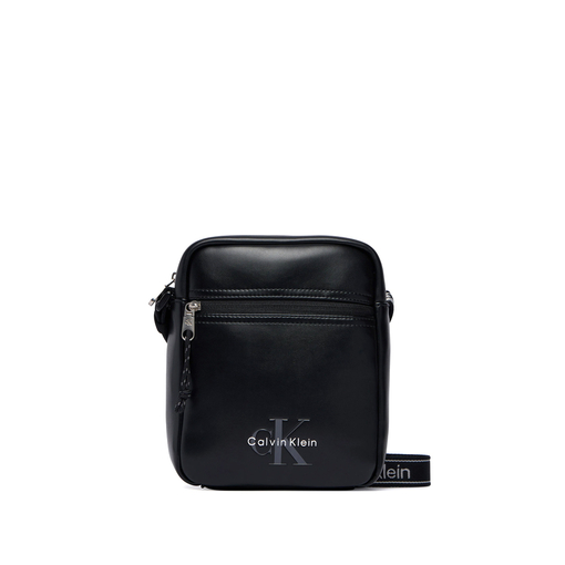 Product Calvin Klein Ανδρικό Μικρό Τσαντάκι Ώμου / Χιαστί Bold Logo Webbing Reporter Μαύρο base image