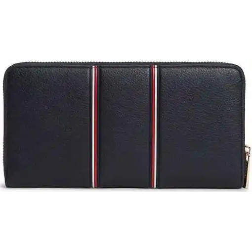 Product Tommy Hilfiger Women's Large Wallet TH Icon Lrg ZA Corp Dark Blue base image