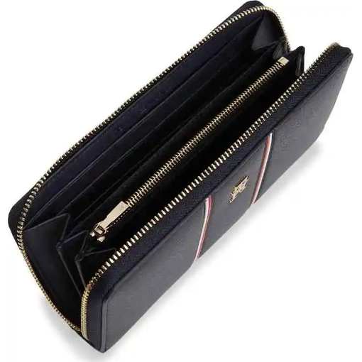 Product Tommy Hilfiger Women's Large Wallet TH Icon Lrg ZA Corp Dark Blue base image