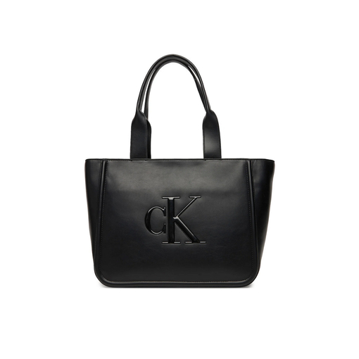 Product Calvin Klein Γυναικεία Μεγάλη Τσάντα Tote / Χειρός Monogram Μαύρη base image