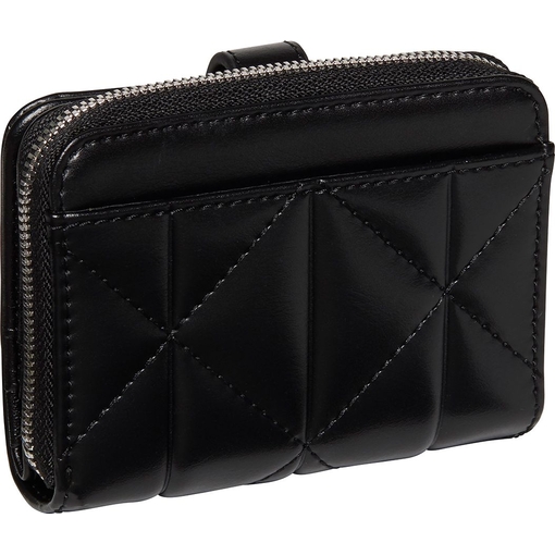 Product Calvin Klein Γυναικείο Μικρό Πορτοφόλι Quilted Flap Zip Around Μαύρο base image