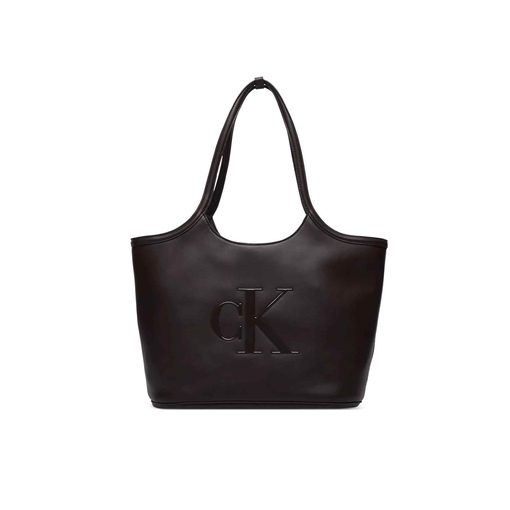 Product Calvin Klein Γυναικείο Μεγάλο Τσάντα Bold Ck Shopper Σκούρο Καφέ base image
