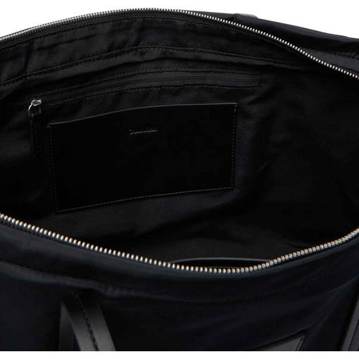 Product Calvin Klein Women's Medium Nylon Tote, Black base image