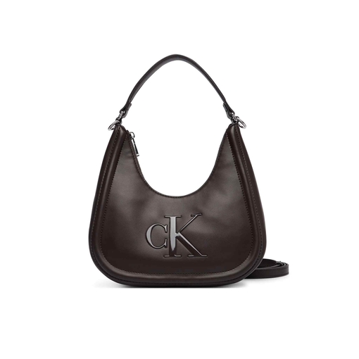 Product Calvin Klein Γυναικείο Μικρό Τσάντα Bold Ck Small Crescent Bag Καφέ base image