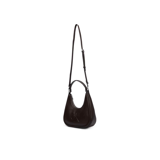 Product Calvin Klein Γυναικείο Μικρό Τσάντα Bold Ck Small Crescent Bag Καφέ base image