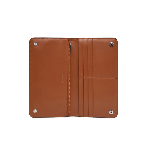 Product Calvin Klein Foil Logo Passport Longfold Καφέ base image